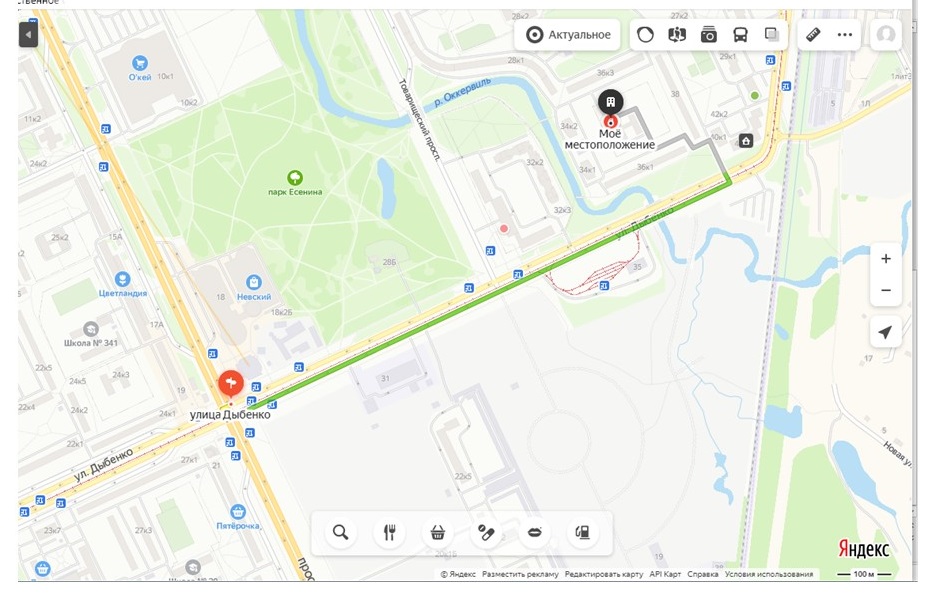 Схема проезда